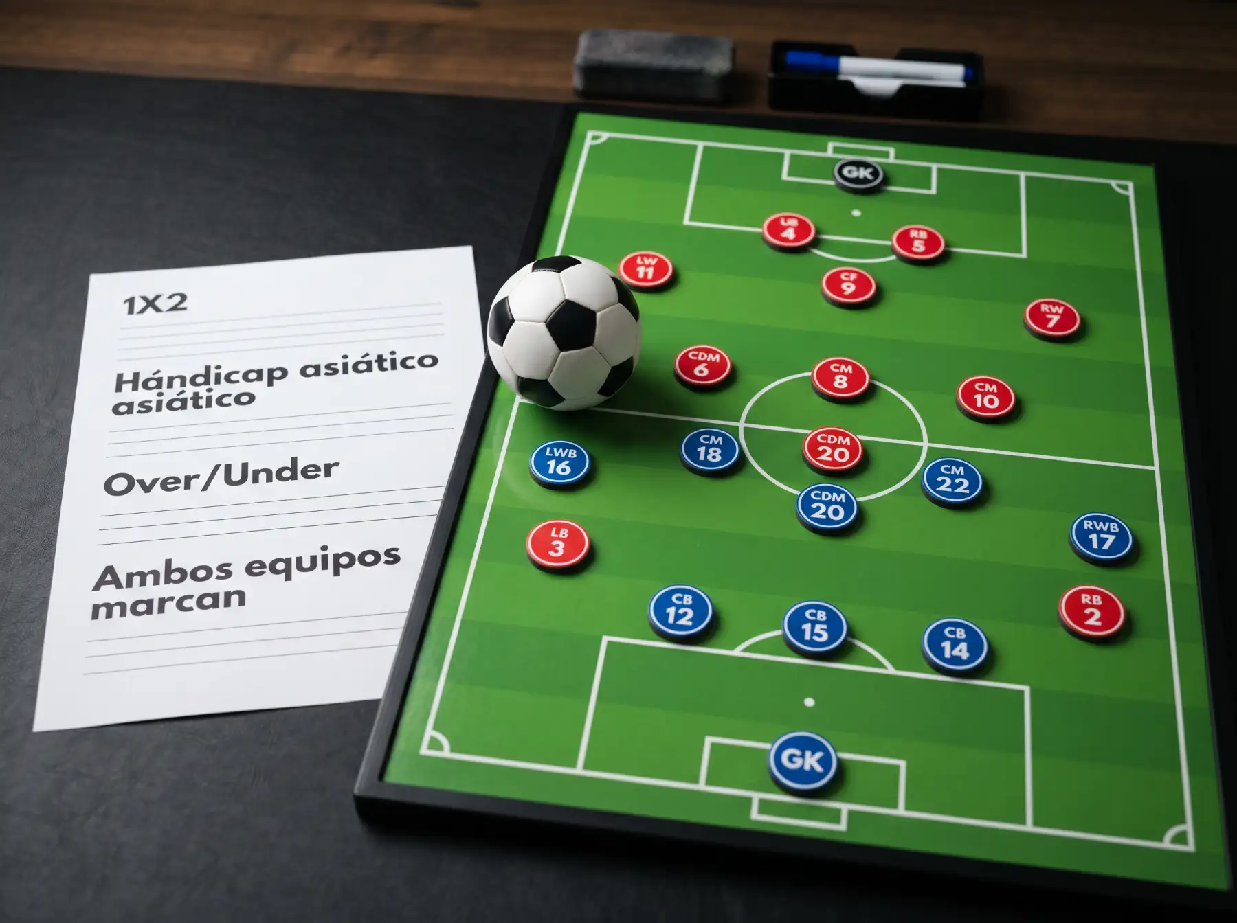 Mercados de apuestas Serie A: 1X2, hándicap asiático, over under y ambos equipos marcan